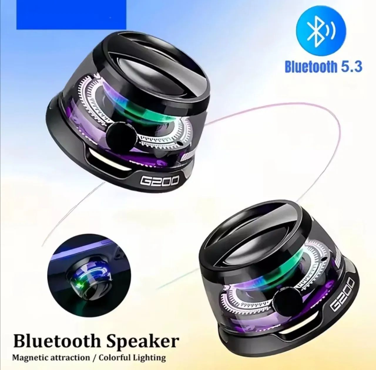 Caixa de som Bluetooth portátil sem fio