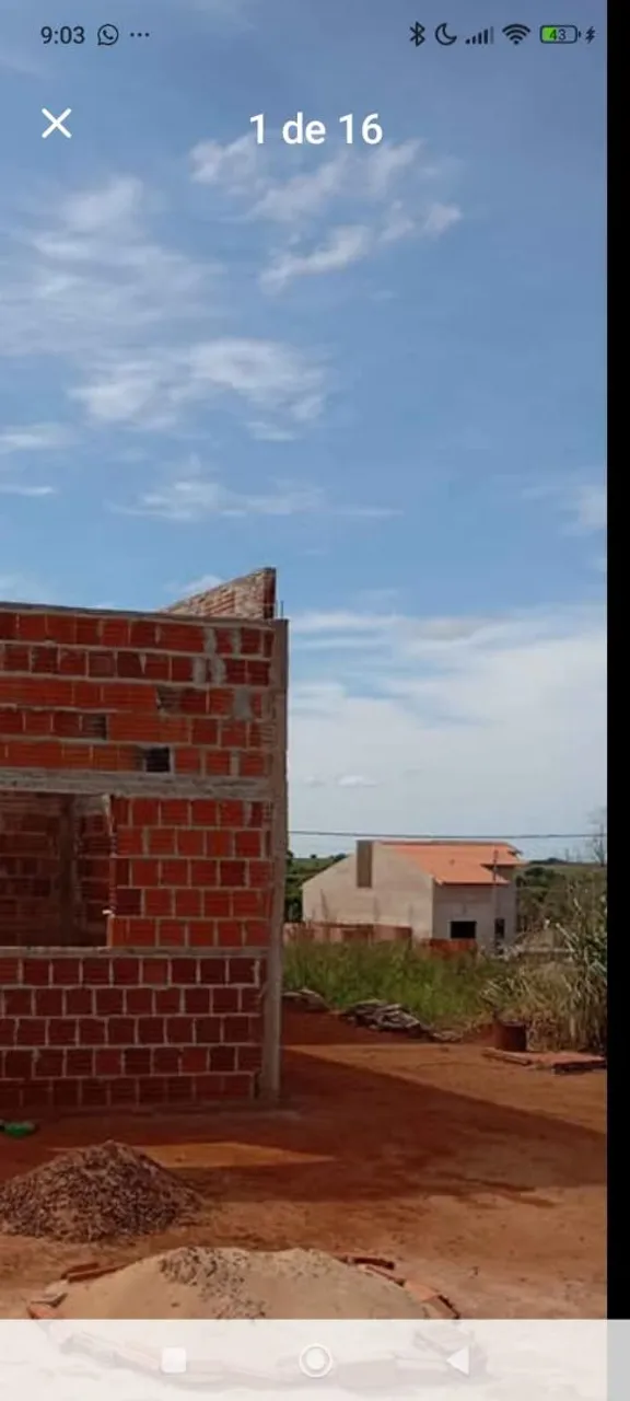 *CASA EM FASE DE ACABAMENTO "