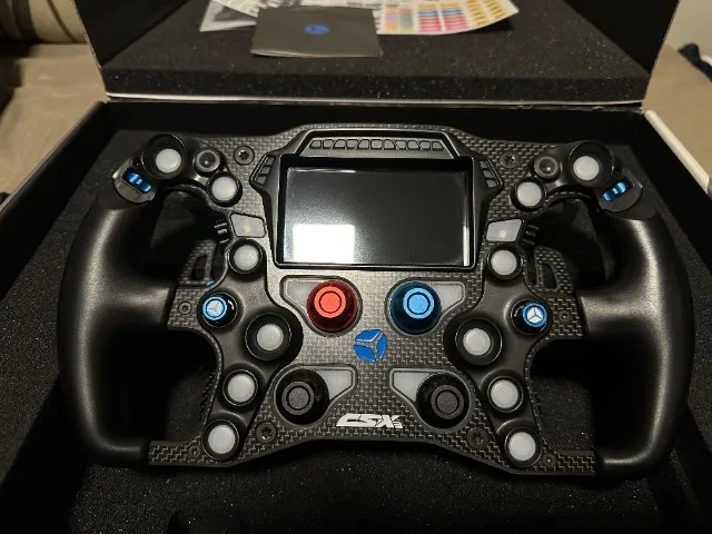 Volante Cube Controls CSX3 6 paddles azul
