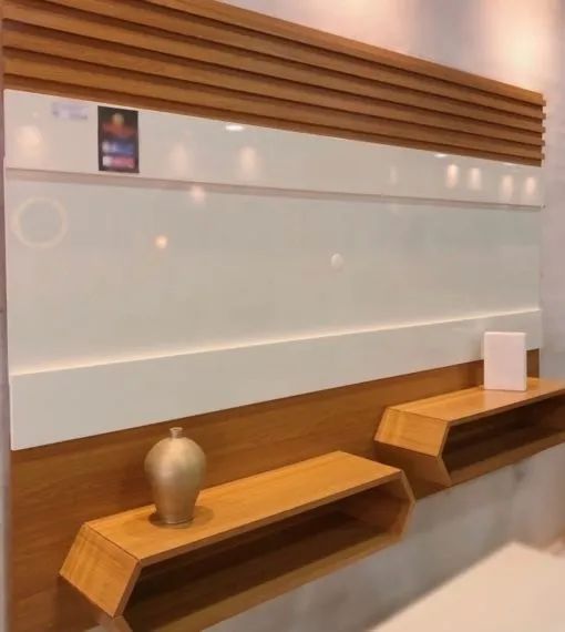 Painel até 65? Mônica PA22 Off White/Freijó - DALLA COSTA - Foto 3