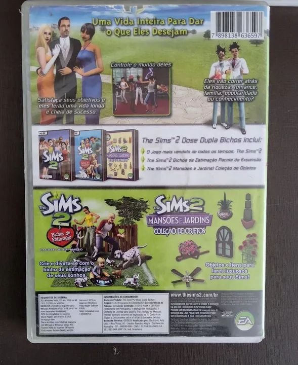 The Sims 2 Dose Dupla Bichos - PC - Usado - Foto 2