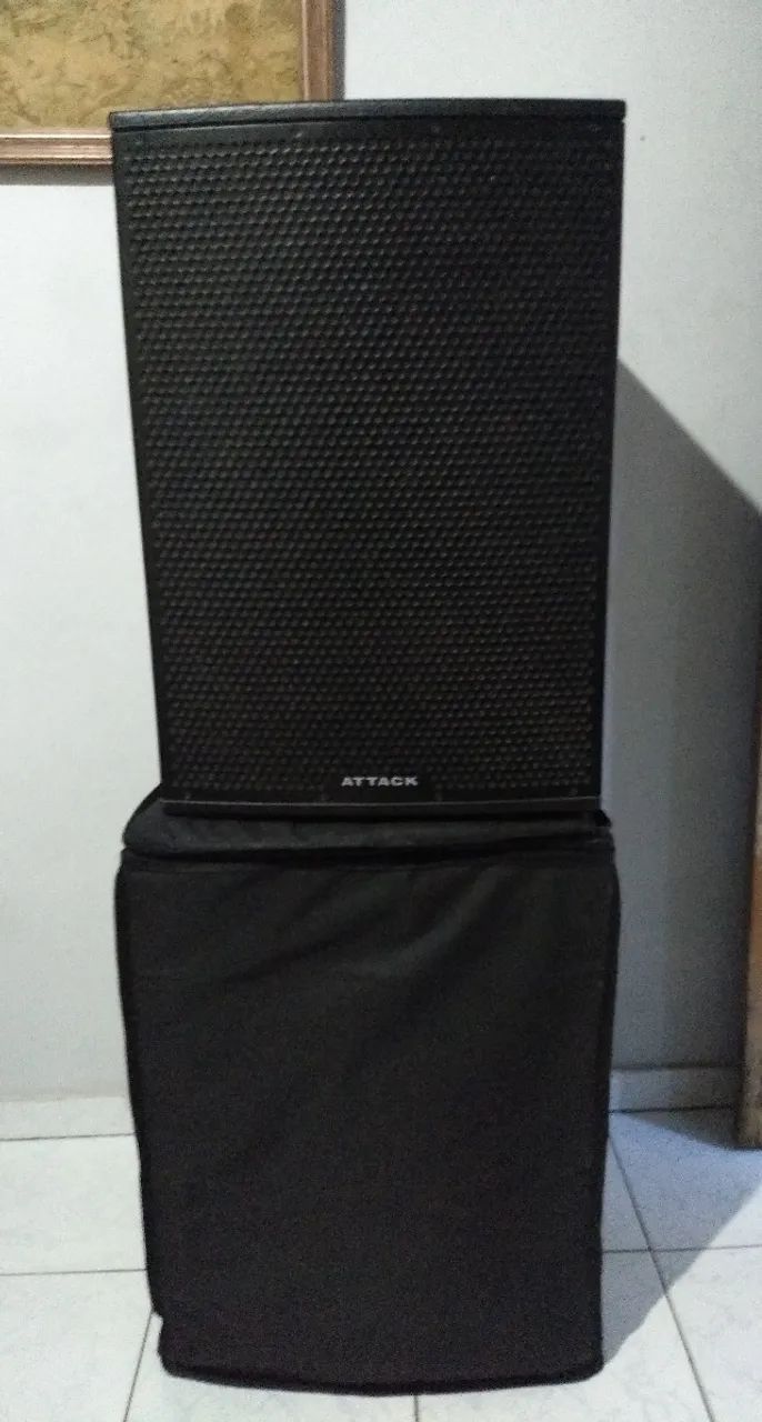 Caixa De Som Ativa ATTACK VRF 1550A 500w  - Foto 2