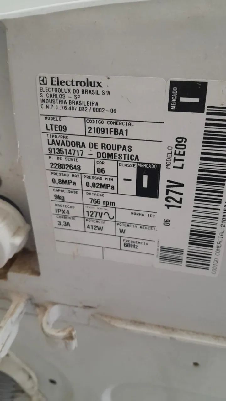 Máquina de Lavar Electrolux 9kg  - Foto 3