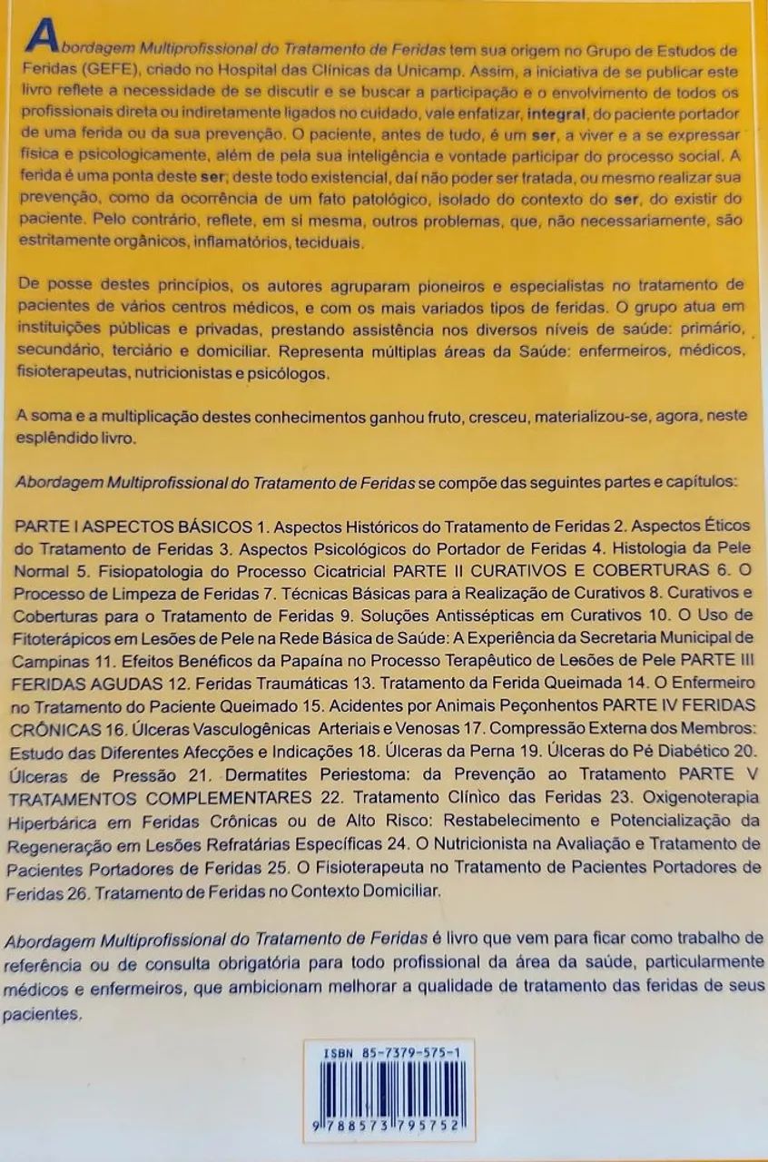 Livro Tratamento de Feridas. - Foto 2
