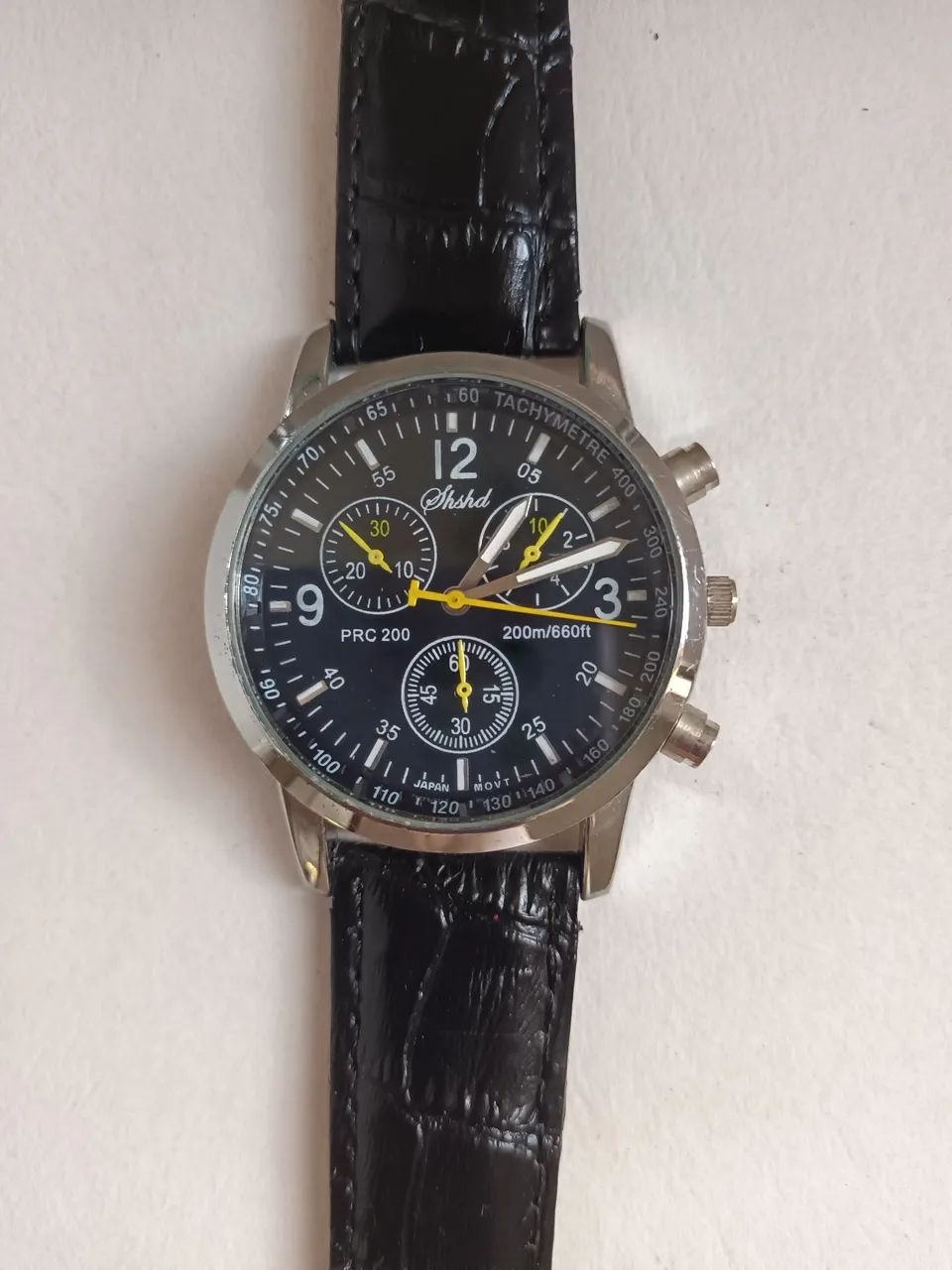 Relógio masculino pulseira preta