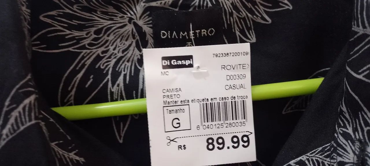 Camisa Floral Masculina Tam G  Nova  - Foto 4