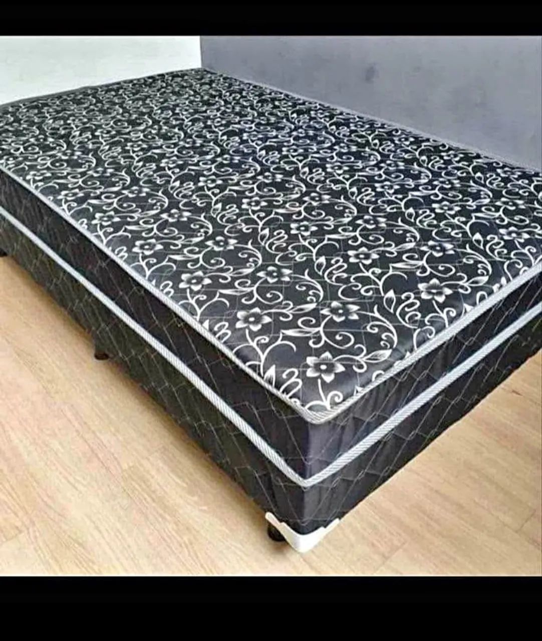 Cama Box Casal com Colchão Floral - Foto 3