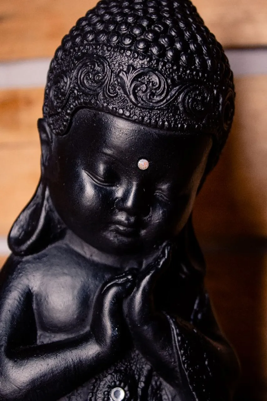 Escultura Buda em Gesso - Decoração Zen