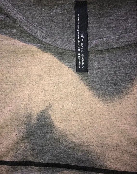 Camiseta comprida feminina tam M Zara  - Foto 5