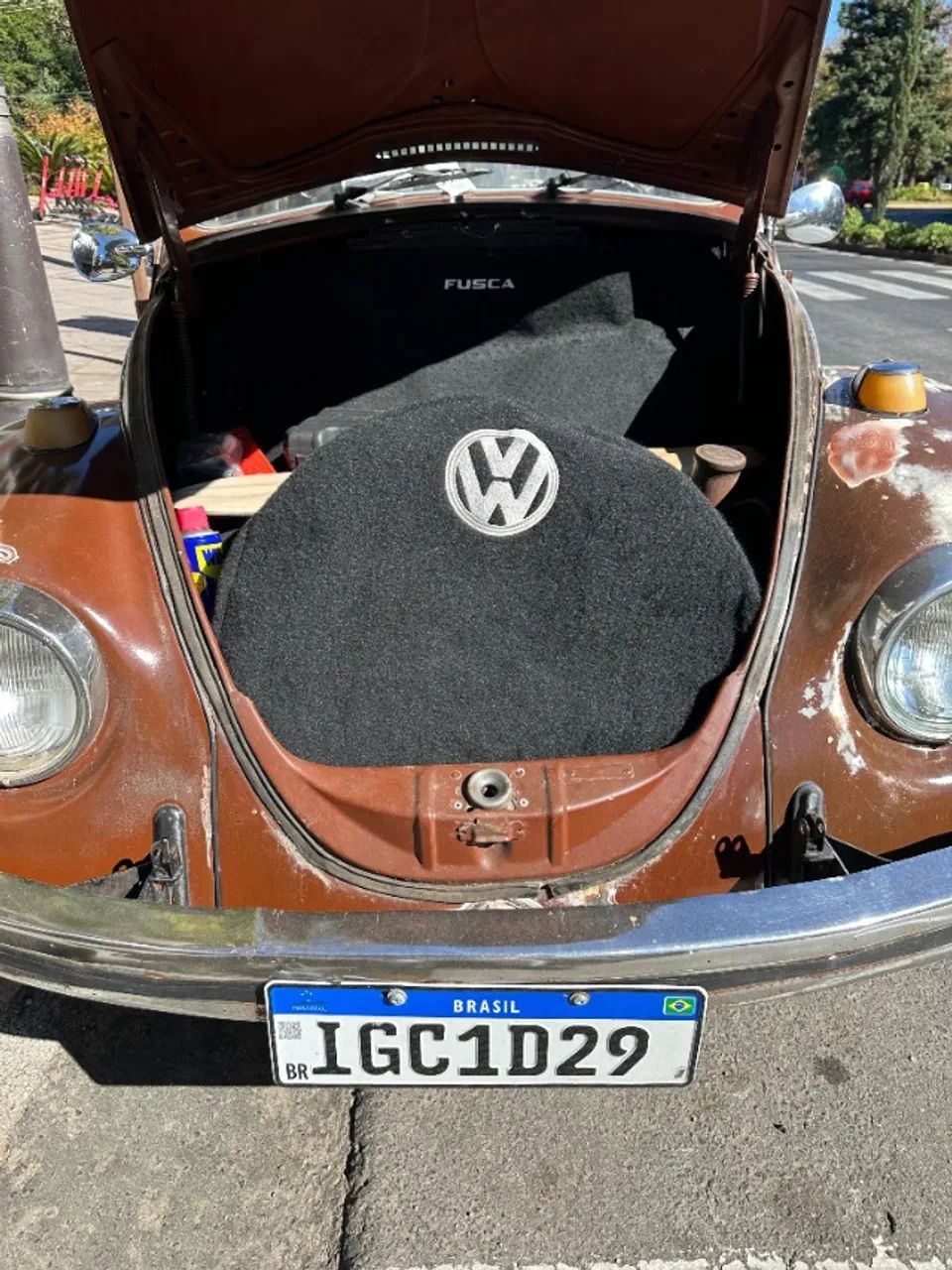 Fusca 1974, alinhamento impecável, interior novo em couro, terceiro dono, todo revisado.  - Foto 5