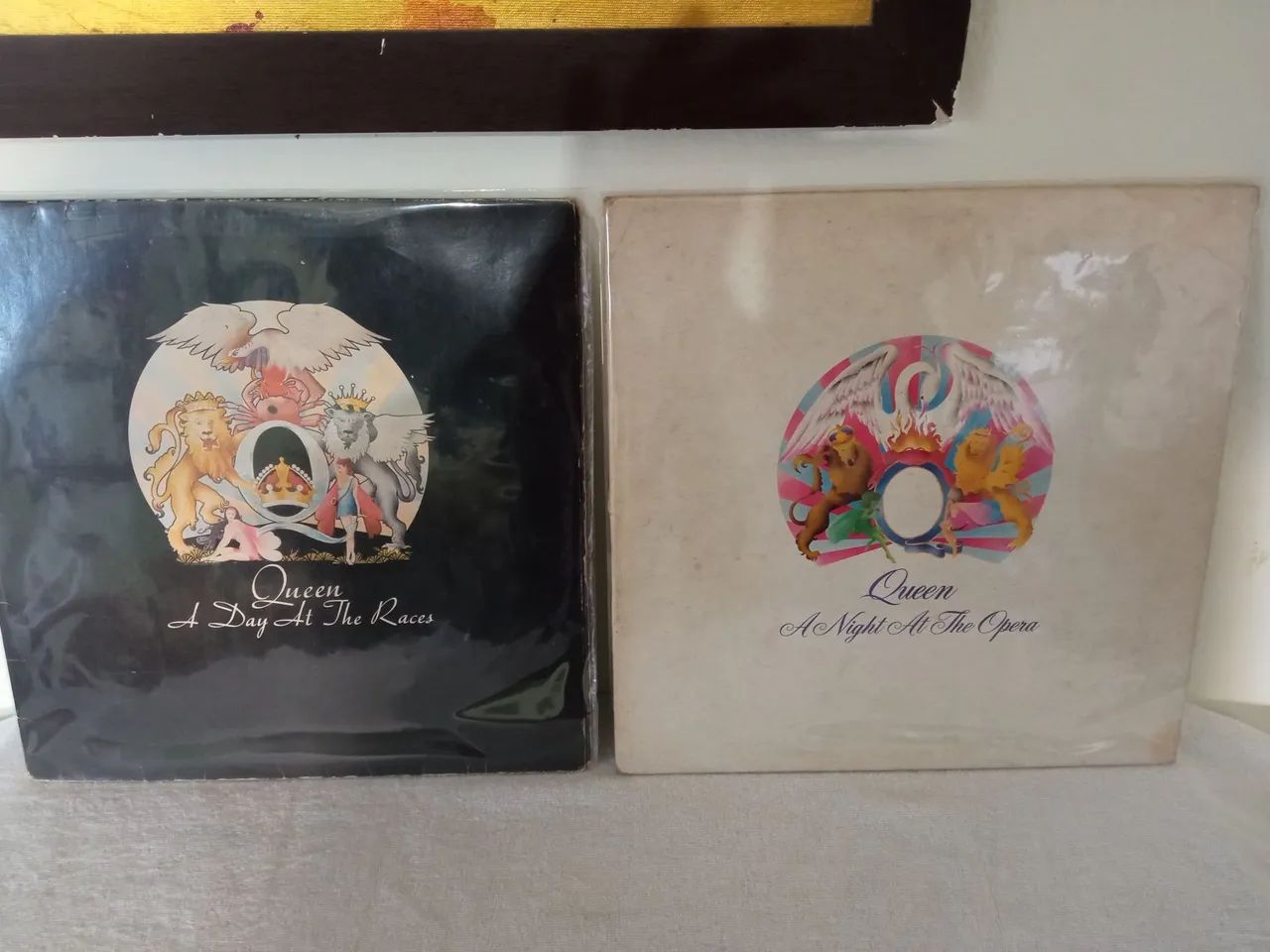Discos de Vinil Queen: A Night at the Opera e A Day at the Races