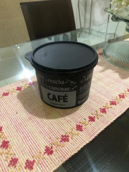 Pote para café Tupperware os dois por 70 novos nunca usados  - Foto 2