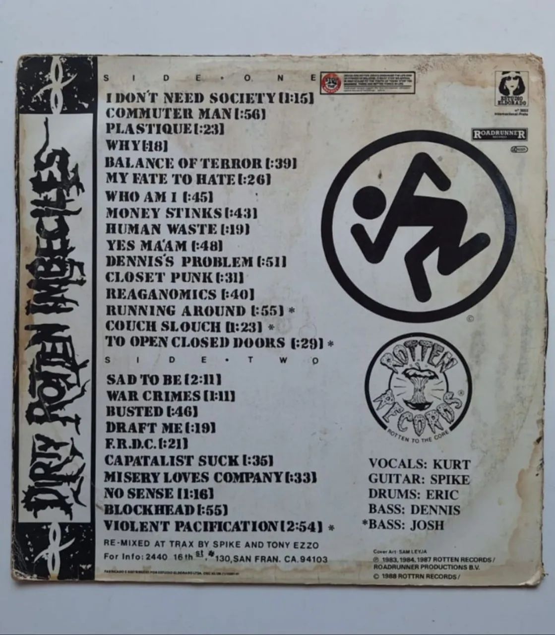 LP D.R.I. DIRTY ROTTEN DISCO DE VINIL - Foto 2