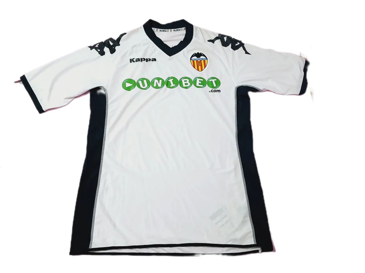 Camisa Valencia Kappa Unibet Futebol 2011 Tecido Elástico  - Foto 4