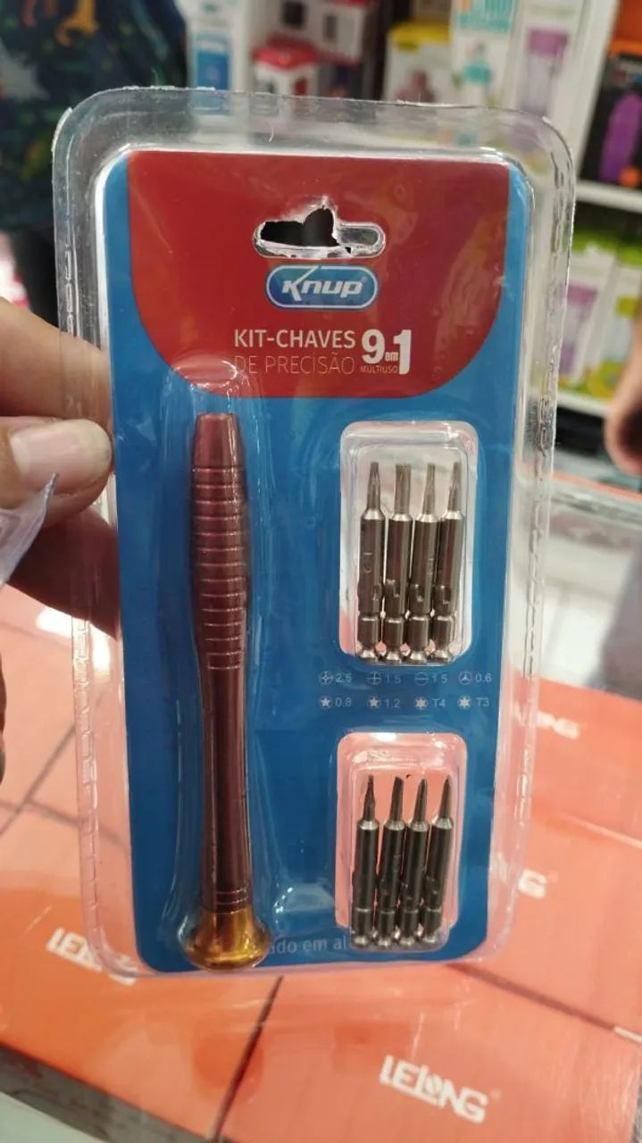 Kit de Chaves de Precisão 9 em 1 Knup