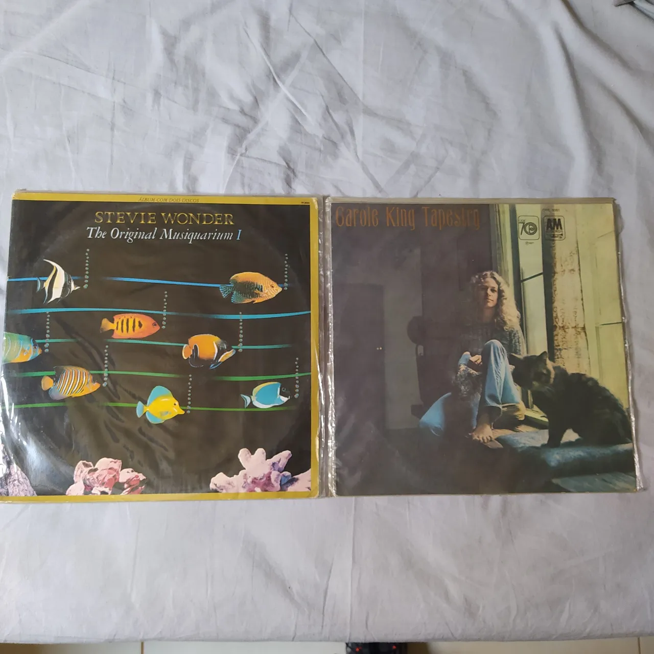 Discos de Vinil - Stevie Wonder e Carole King