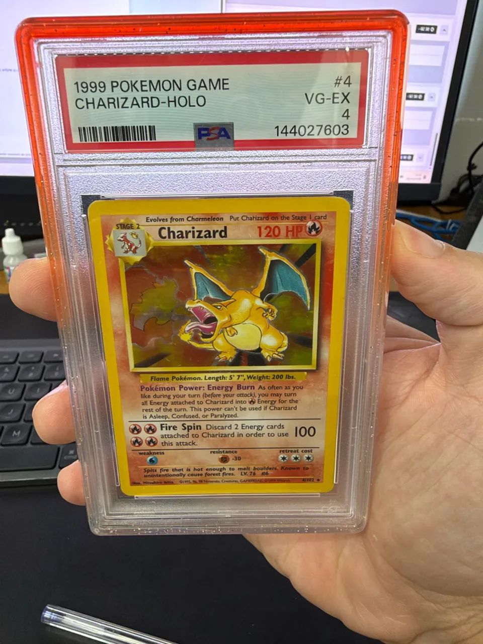 Charizard Base Set PSA 4
