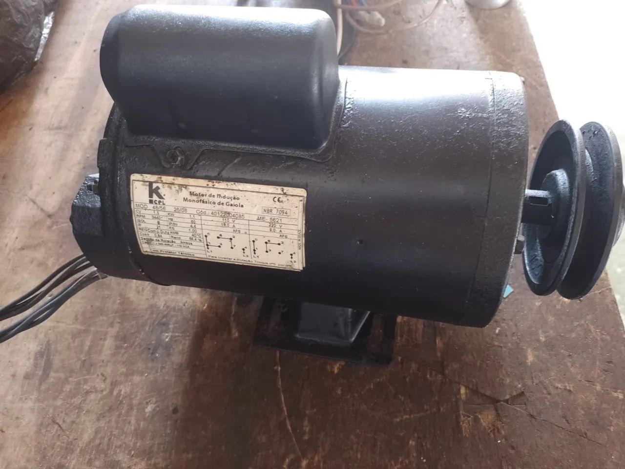 Motor de indução monofásico