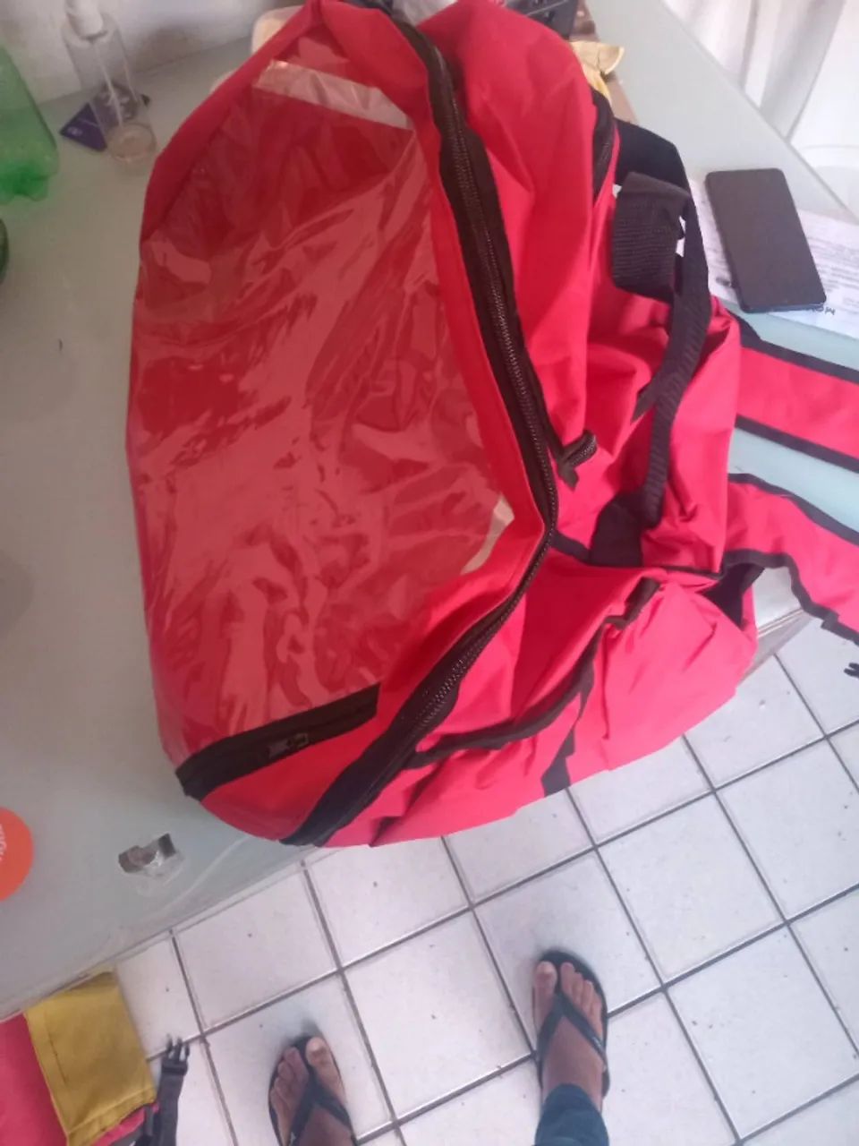 Bag entregador nova na caixa