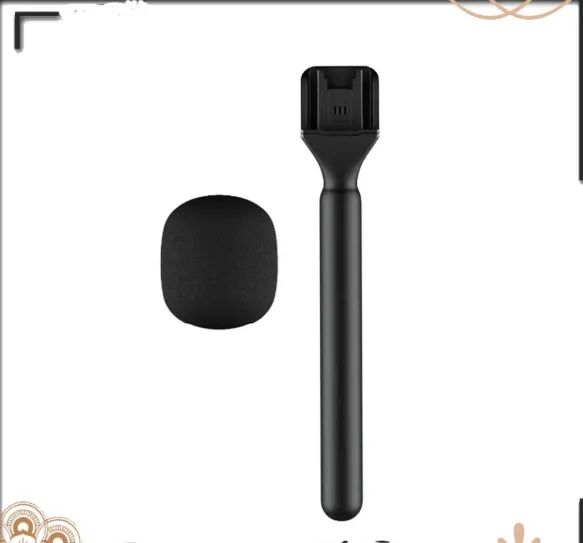 Suporte de microfone para mic de lapela + esponja