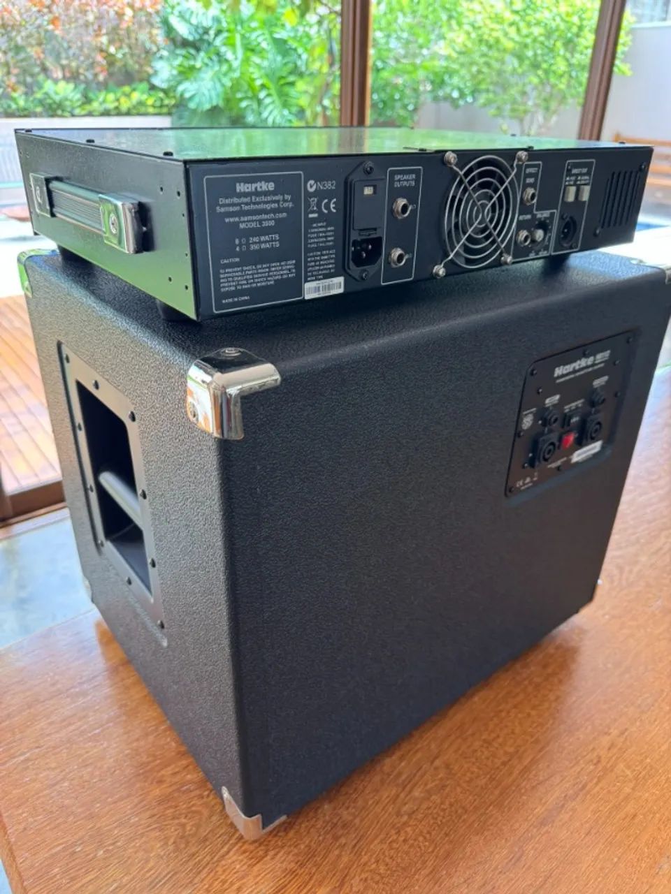 Cabeçote Baixo Hartke HA3500 + Caixa Hartke HD112 - Foto 3