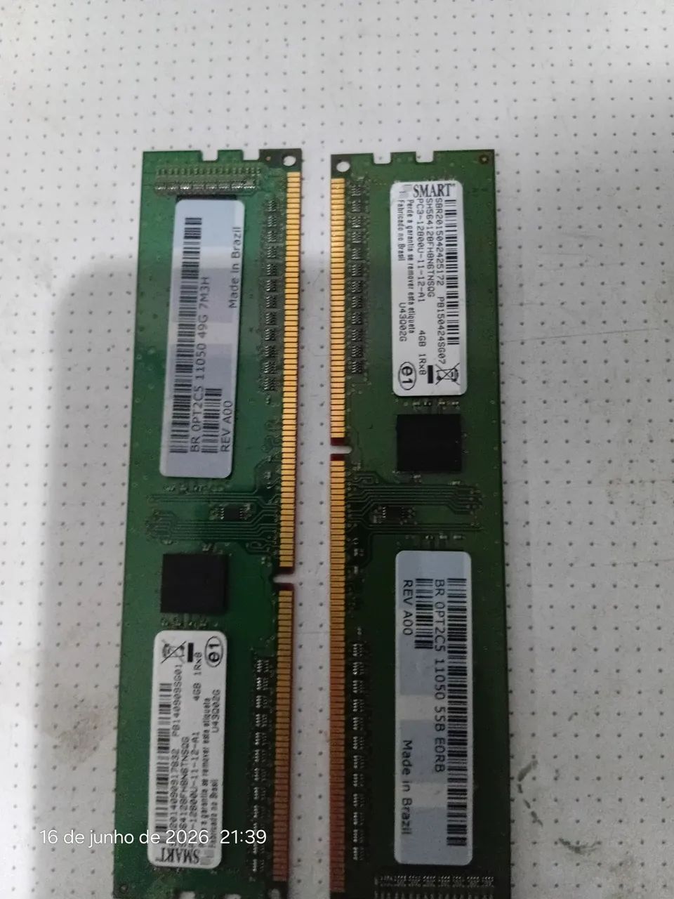 Memoria ram ddr3 4gb