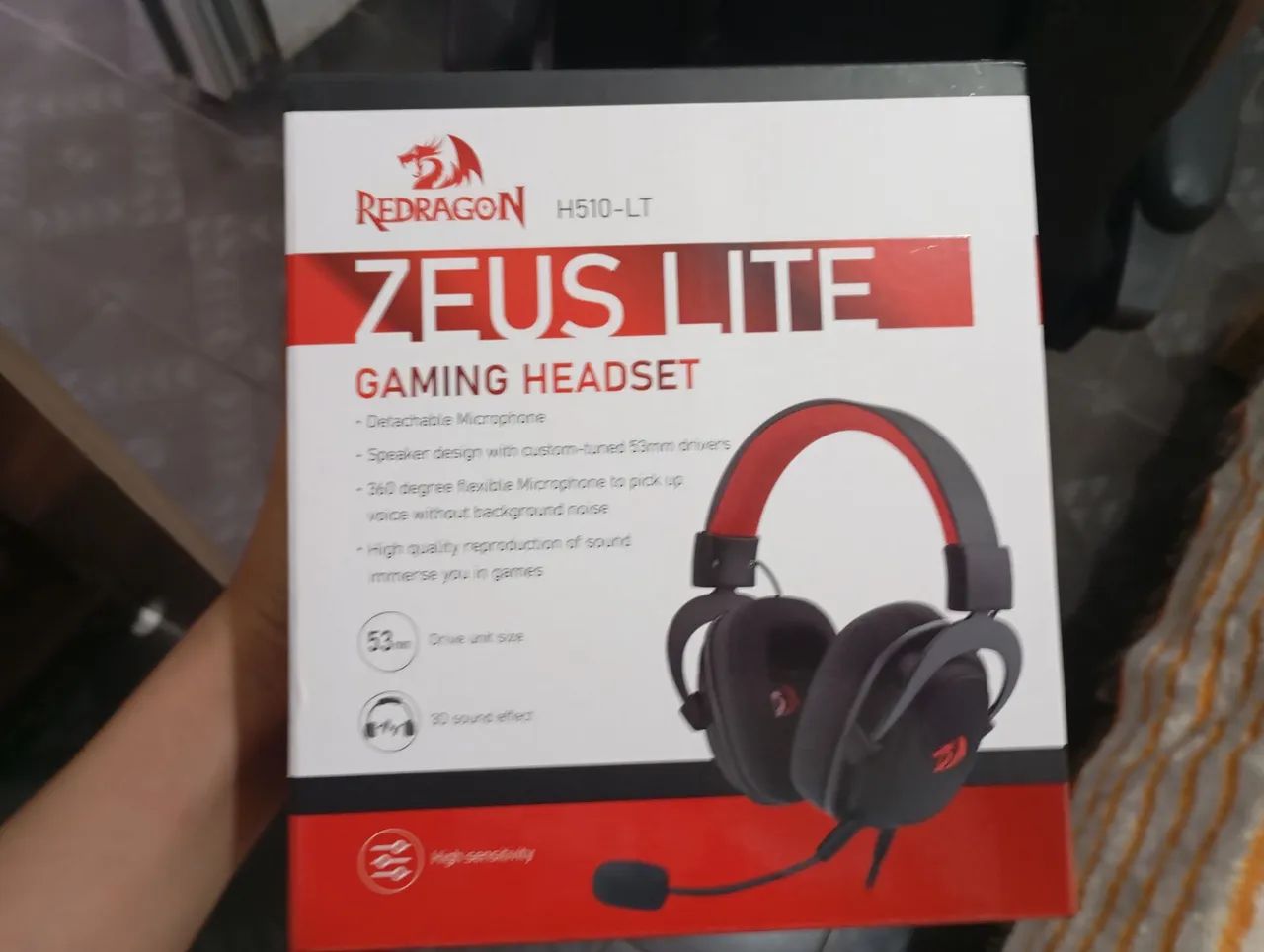 Headset Redragon Zeus Lite Original + Caixa - Foto 2