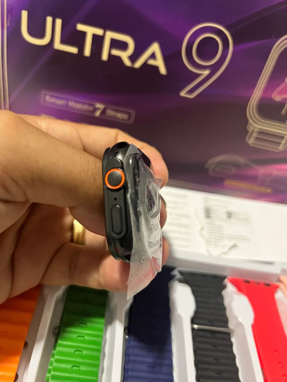 SmartWatch Relógio inteligente Ultra 9 com 7 pulseiras - Foto 4