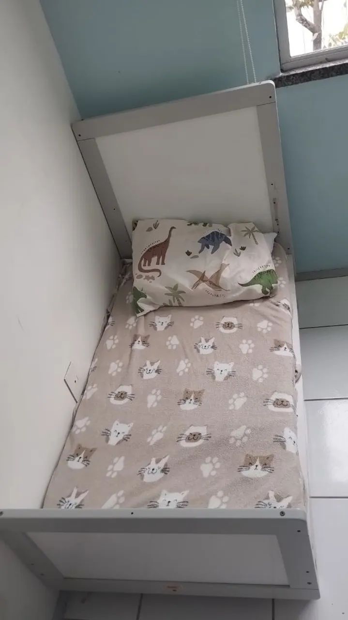 BERÇO QUE VIRA CAMA - Foto 2