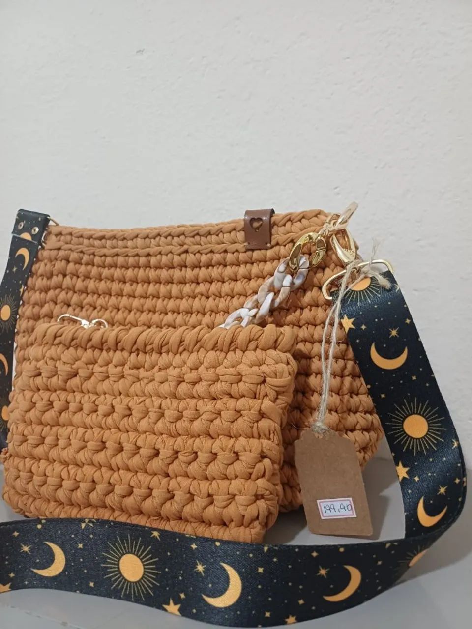 Lindas bolsas de crochê  - Foto 3