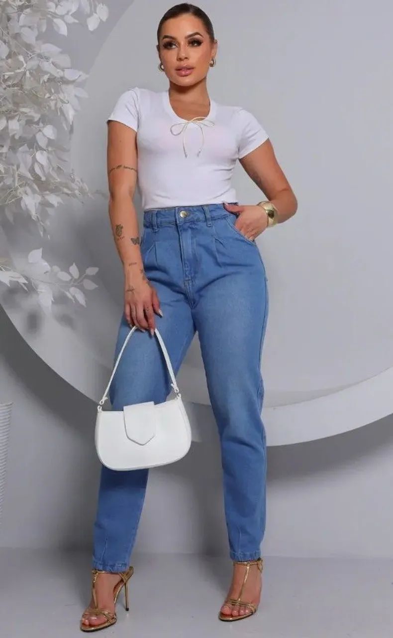 Calça Mom jeans - Foto 4
