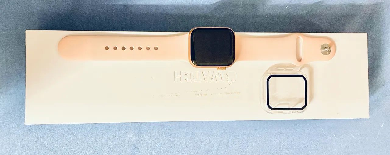 Apple Watch séries 6 rose com case protetor de tela - Foto 2
