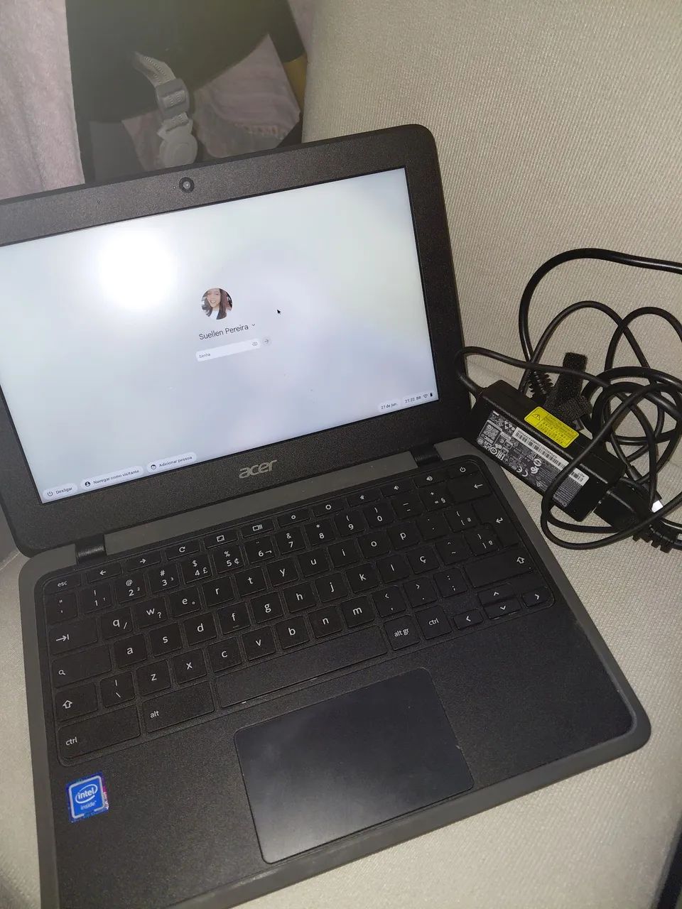 Vendo notebook Acer, muito pouco utilizado. - Foto 3