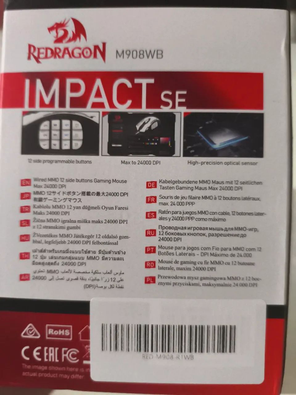 Redragon M908wb - Foto 3