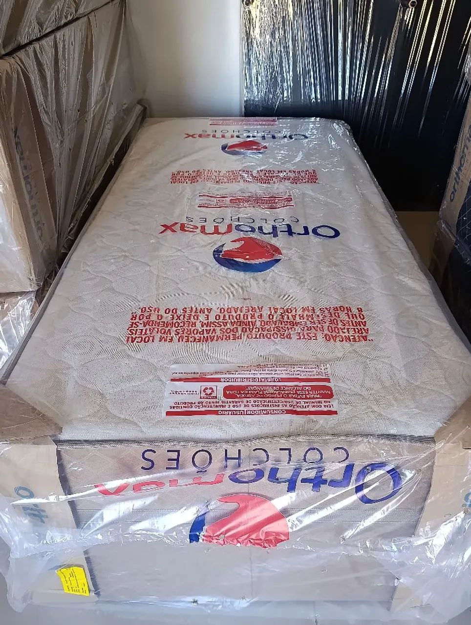 Cama box solteiro+travesseiro de brinde ? - Foto 2
