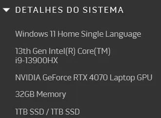 Notebook Dell Alienware M16 R1 com RTX 4070 - Foto 3