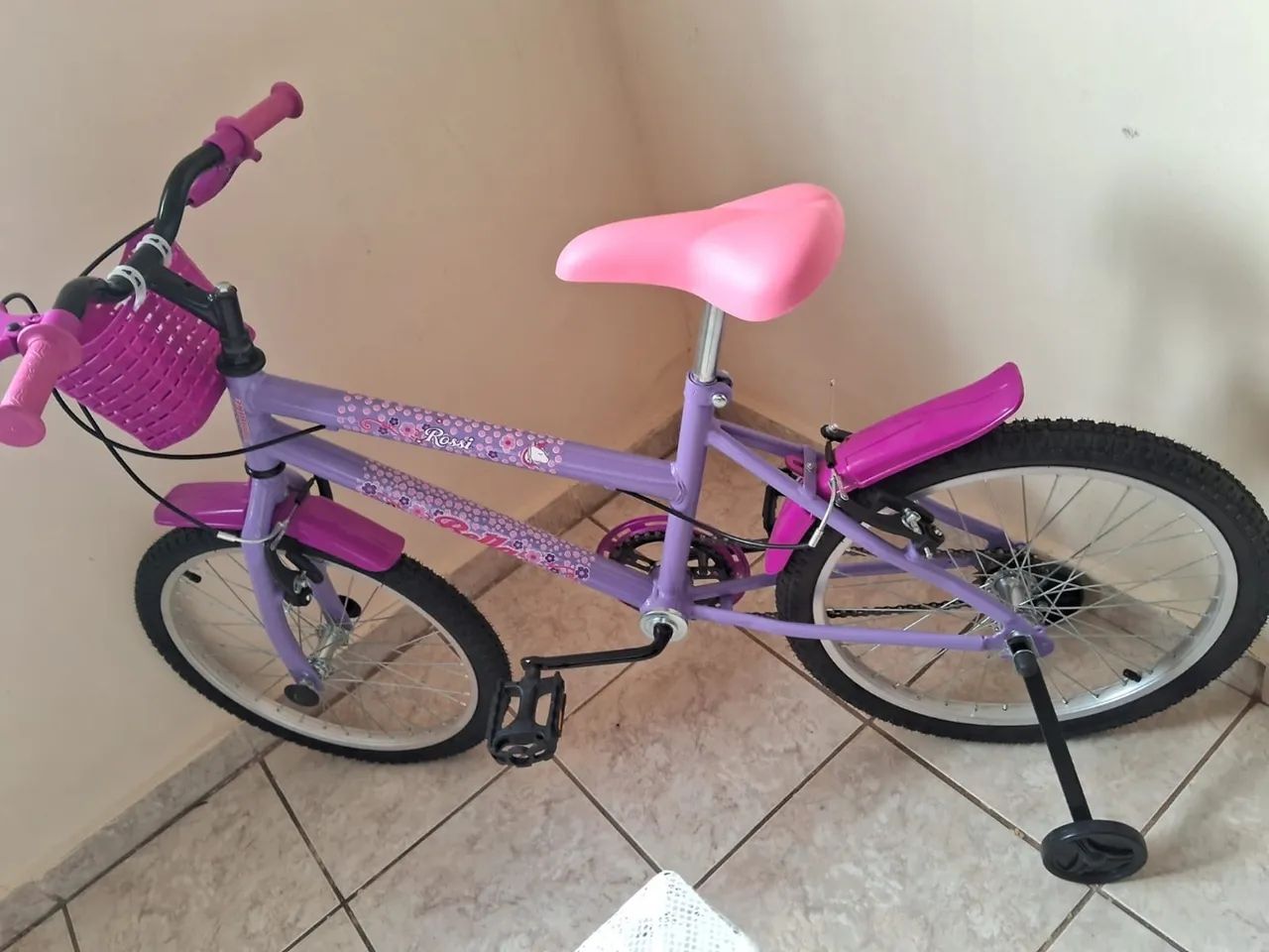 Bicicleta rosa infantil  - Foto 3
