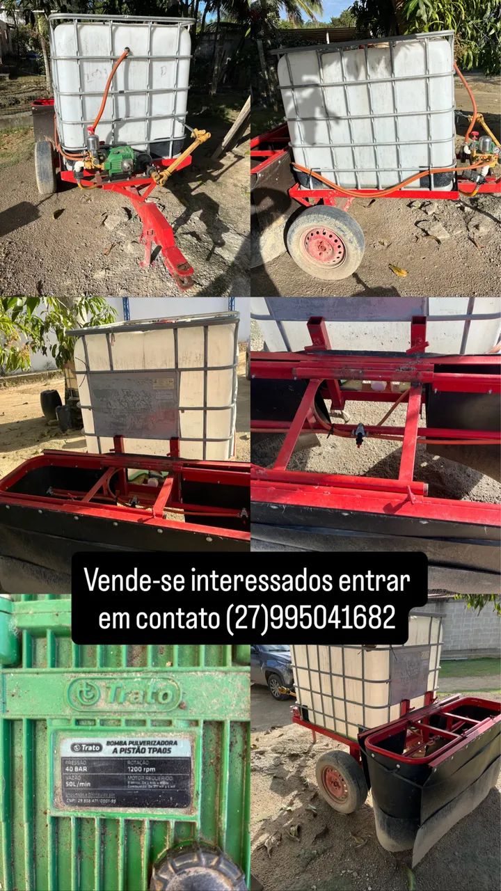 Carrocinha de herbicida 