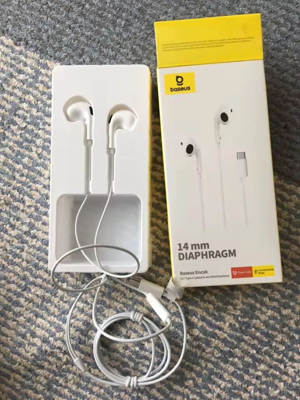 Fone Baseus C17 Tipo C  - Foto 2