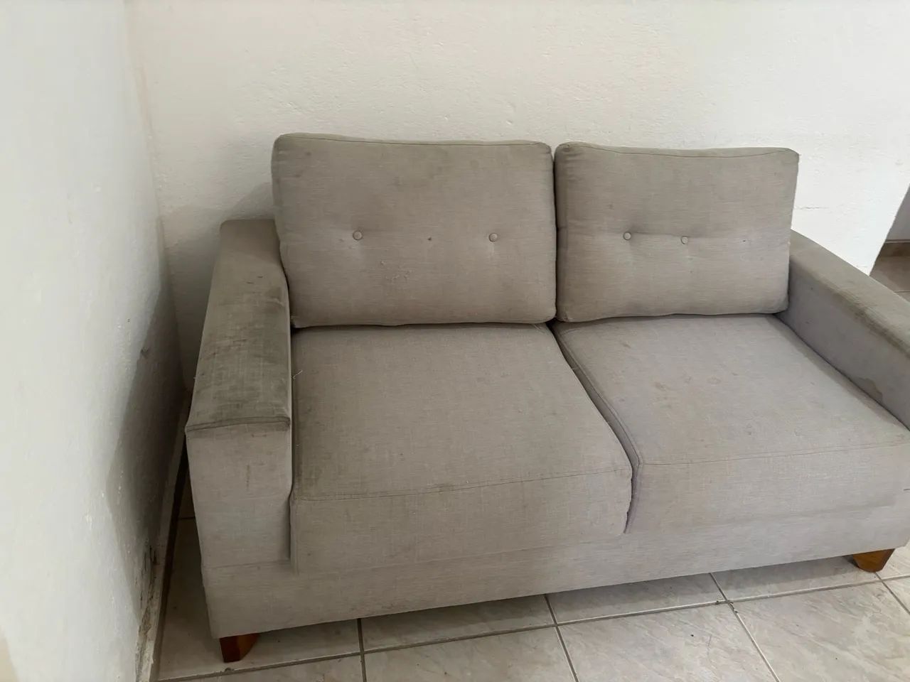 Sofá 2 e 3 Lugares - Usado - Foto 2
