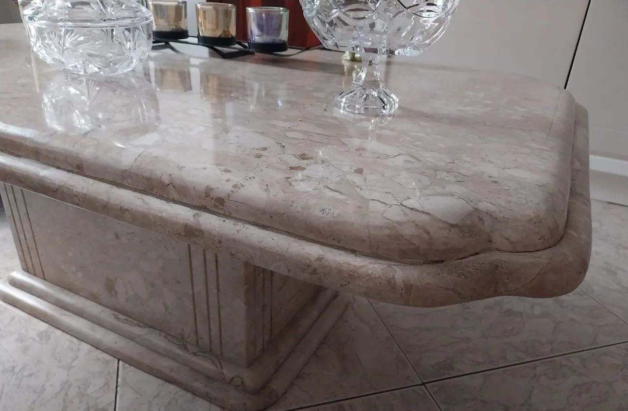 Mesa de centro Mármore Bege Bahia 