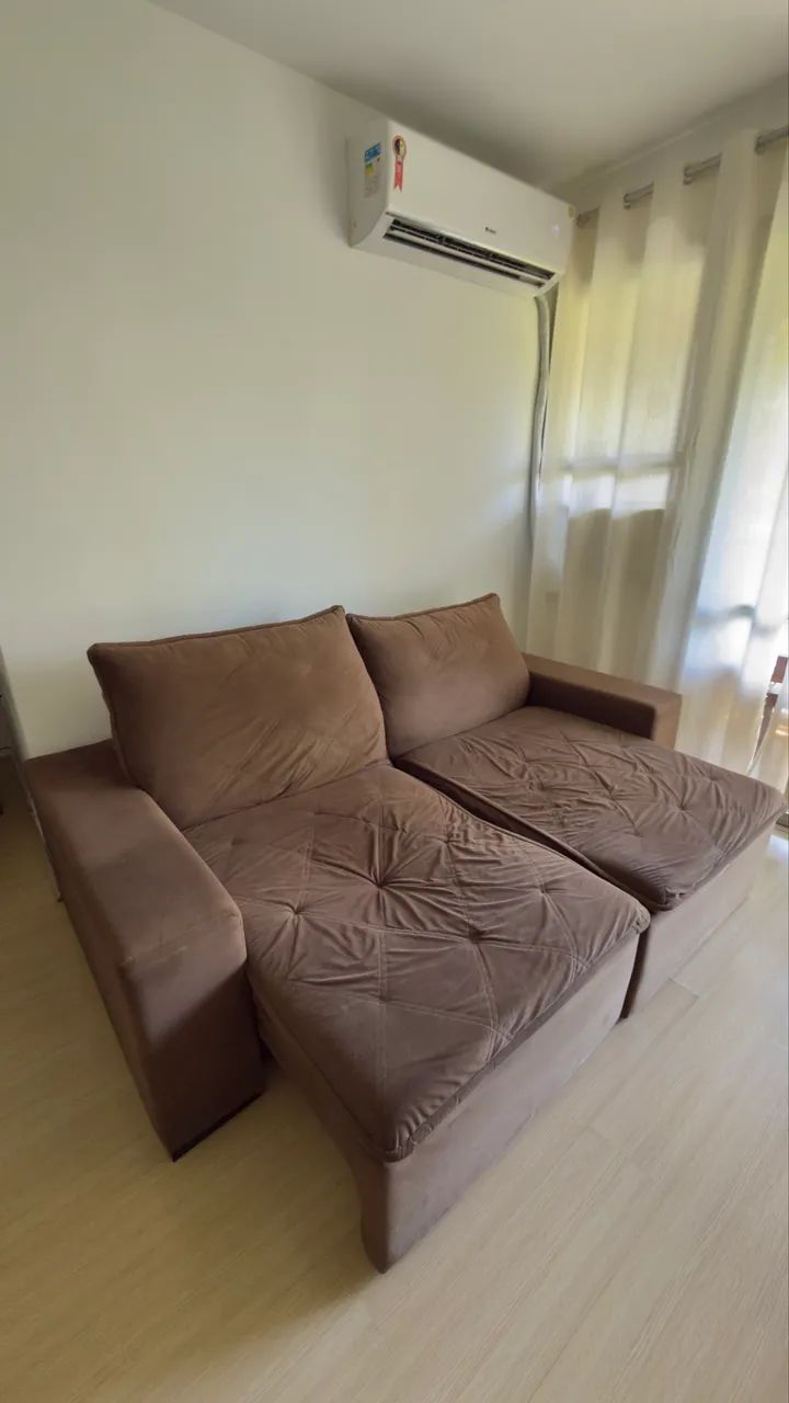 Sofá Marrom 2.30M - Foto 3