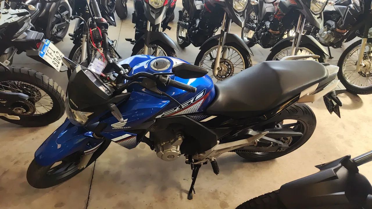 HONDA TWISTER 250 AZUL 2022 Shalon veículos Cariacica  - Foto 3