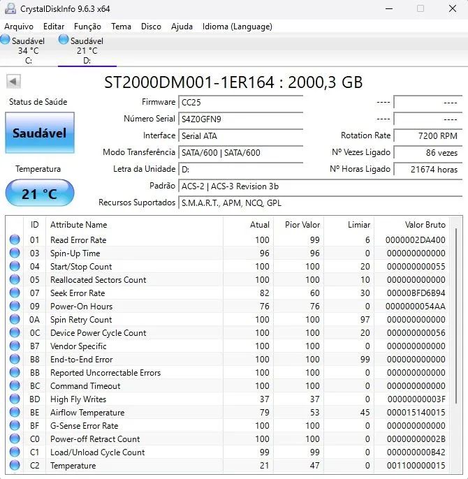 Seagate Desktop HD 2TB