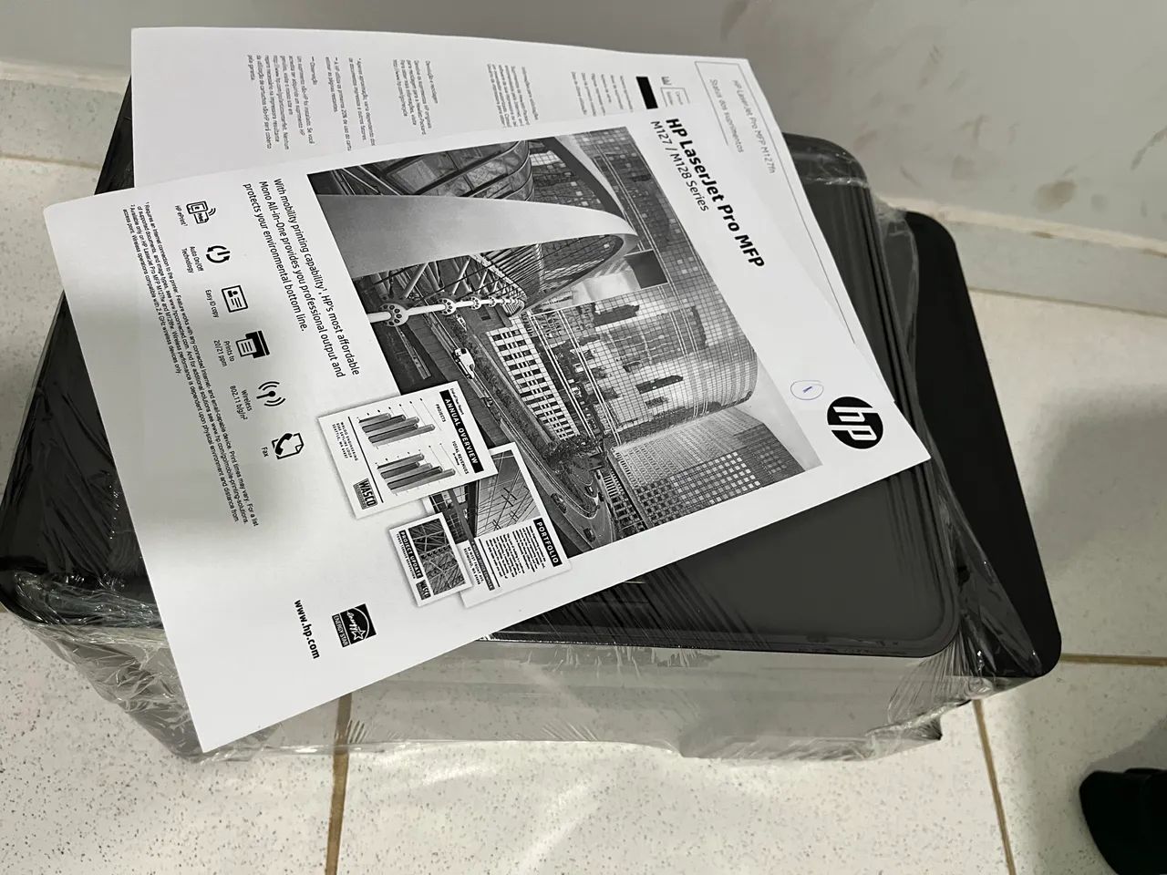 Impressora semi nova HP LaserJet Pro MFP M127fn  - Foto 5