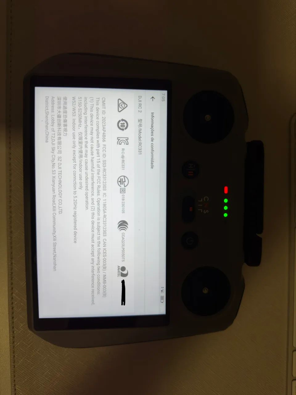 DJI RC2 sem detalhes! Pouquíssimo usado!  - Foto 5