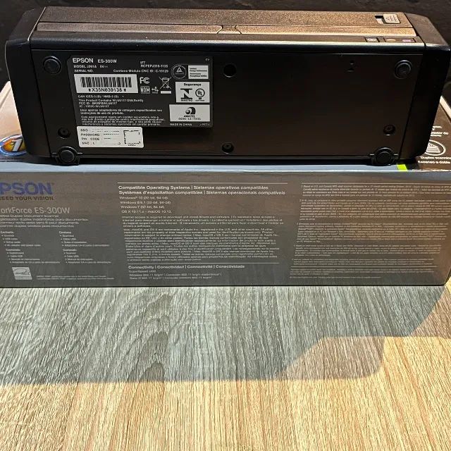 Scanner Wireless Duplex Portátil Epson Workforce ES-300W - Foto 5