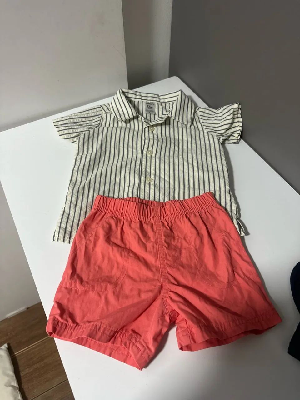 Conjunto Carters com chapéu 12 meses 
