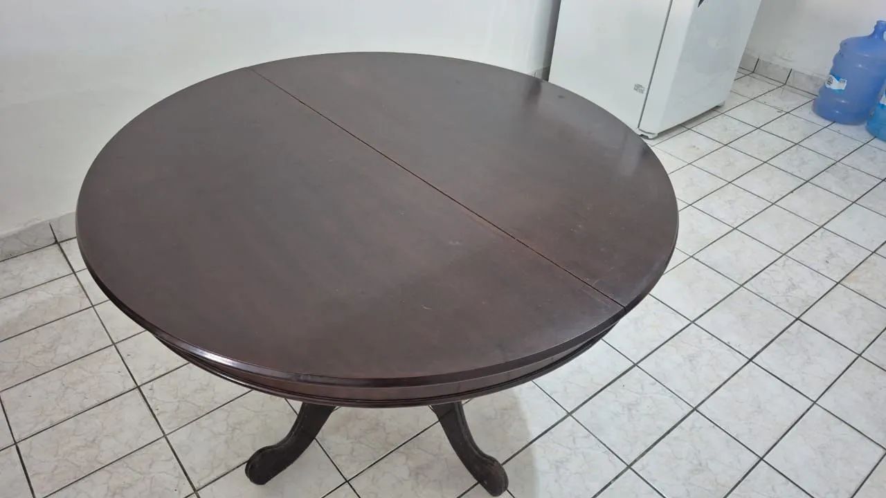 Mesa de madeira imbuia - Foto 4