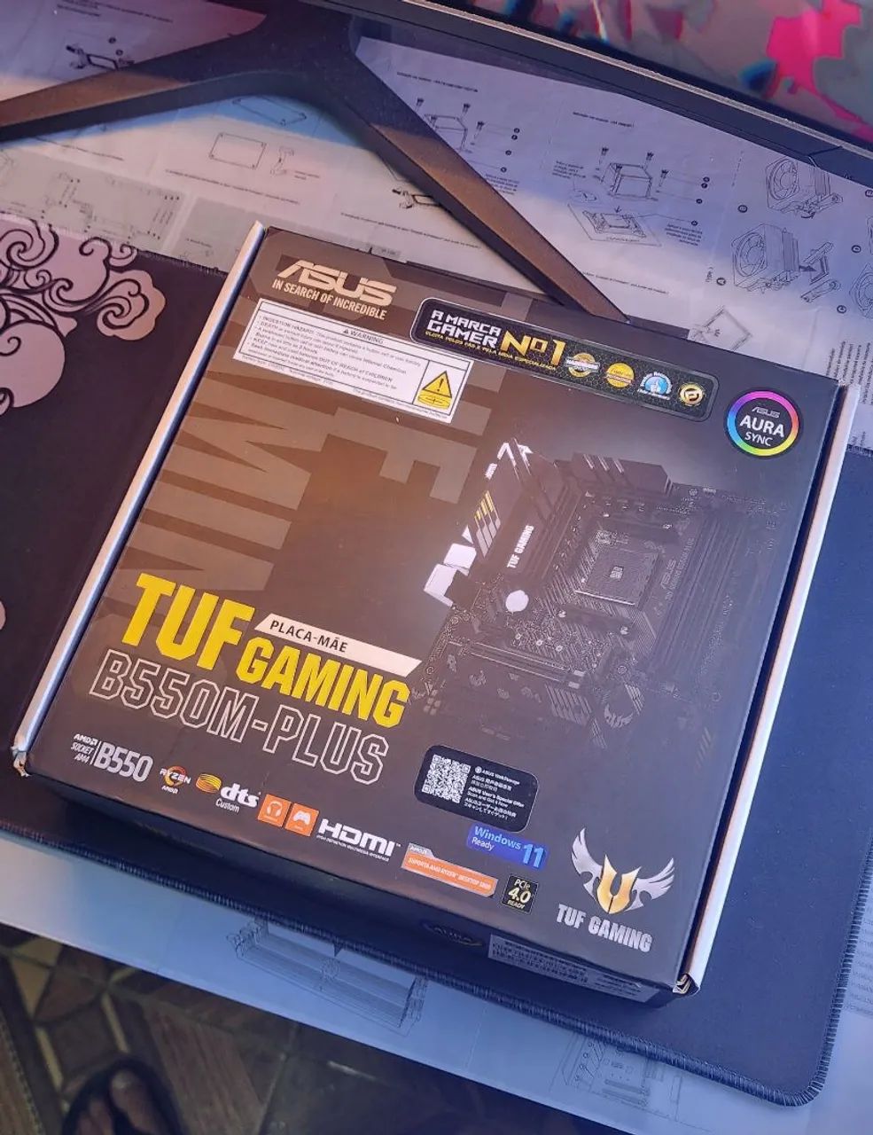 Placa mãe B550m tuf nova - Foto 2